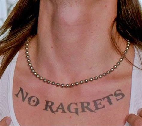 no regrets tattoo meme|no regrets tattoo misspelled.